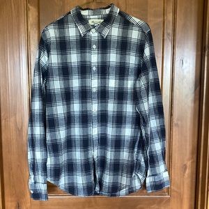 Madewell light weight flannel,  100% cotton